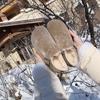 Winter Fur Shoes Women Loafers Warm Cotton Shoes Flat Non-slip Fashion Brand Ladies Winter Shoes Soft Plus Size 42