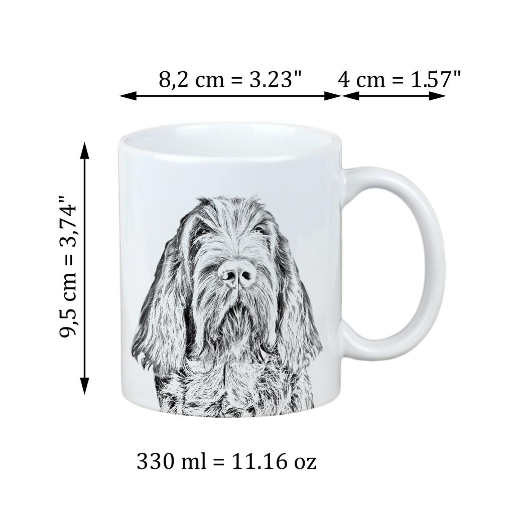 Italský spinone, Spinone Italiano, Bracco Spinoso - hrnek se psem, personalizovaný hrnek s potiskem, klasický dárek pro každého od značky Art-Dog