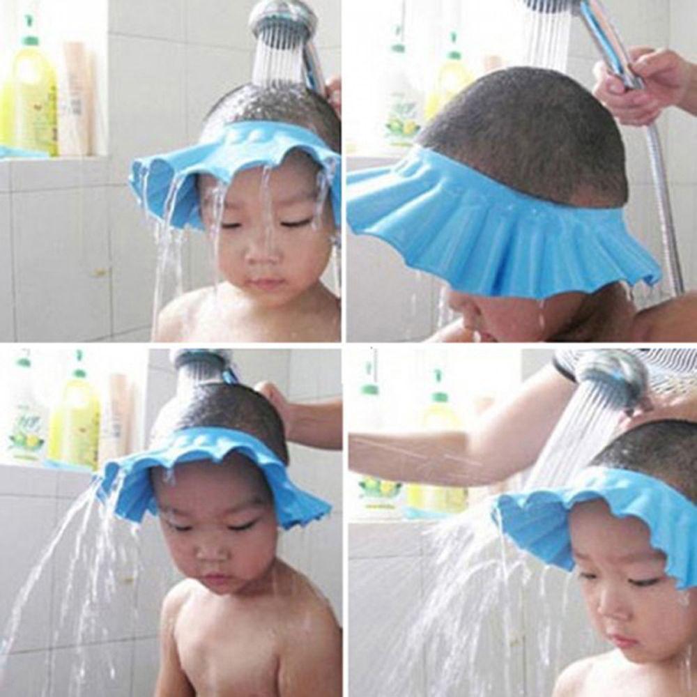 New Baby Kids Shampoo Wash Hair Shield Hat Shower Cap Bathing