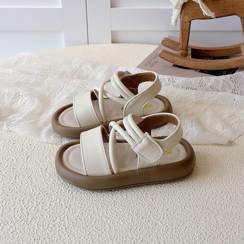 

Style Shoes with Anti-slip Function - Stylish Open-toe Girls Sandals 25 бежевий