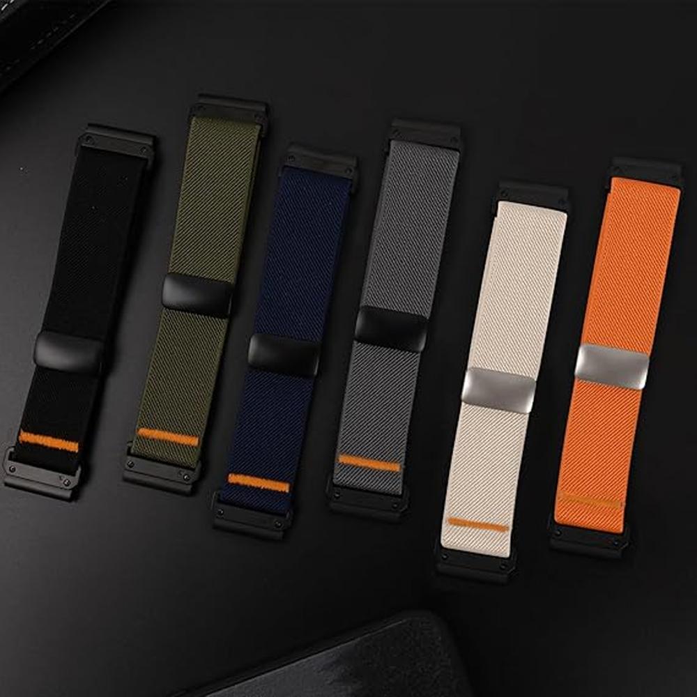 Cinturino per Garmin Fenix 8 7 Pro 7S 6X 6 5X 5Plus Venu 3 47mm 41mm Magnetico in Nylon Orologio braccialetto correa Forerunner Strap 22mm 26mm