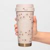 Starbucks Coffee SAKURA2026 Stainless Steel TOGO Bottle Pink Beige & Gold 473ml