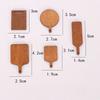 10/50/100pcs Mini Wooden Cutting Board Dollhouse Cutting Board Wood Chopping Charcuterie Paddle for Scene Setting