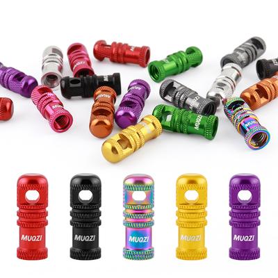 2Pcs Bicycle Presta Valve Caps with Valve Core Removal Function Bike Presta Valve Air Dust Stem Covers for MTB Road Bicycle