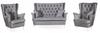Lounge Set of Furniture Wingback Gaja Sofa Scandinavian Armchairs Family Meble