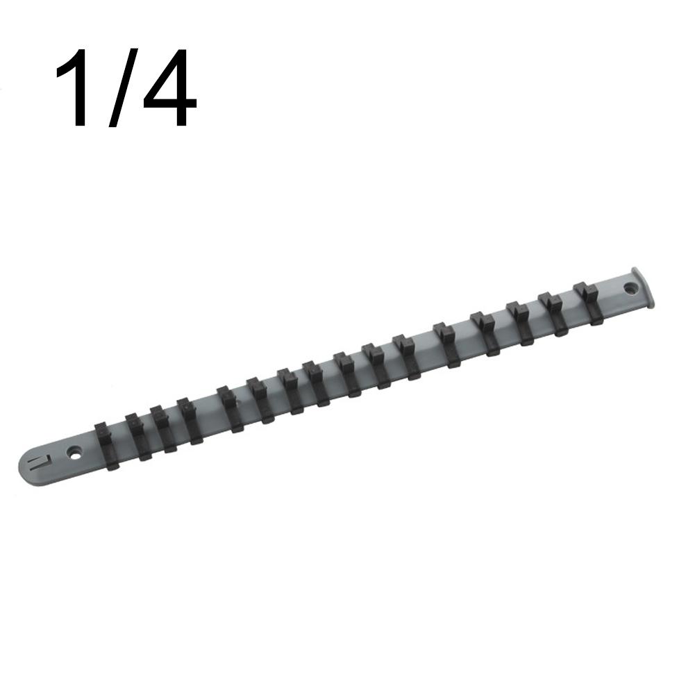 

1/3pcs Socket Rack Holder Socket Storage Rack Socket Organizer Tray 350mm Socket Rail 1/4 3/8 1/2in For Storing Loose Socket