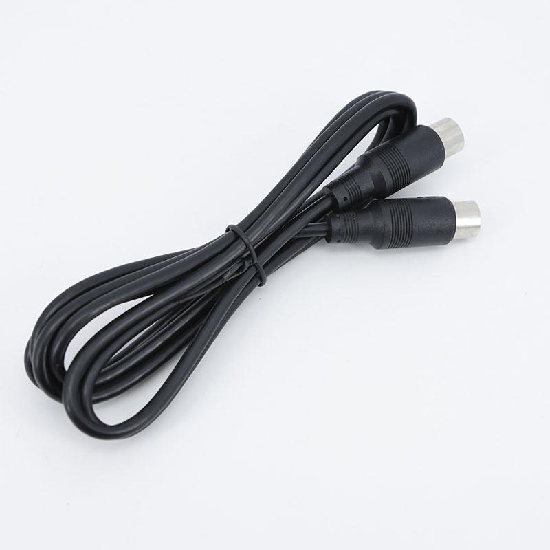 0.5m-2m DIN 5PIN Male to Male Cable MIDI 5 Pin DIN Plug to 5 Pin DIN Audio Extension Male connector Cable din-5pin M/M Adapter