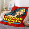1 stuks Wonder Woman, Superhelden Deken Polyester Vezel, Comfort voor Alle Seizoenen voor Bank, Bed, Kantoor, Auto, Kamperen Ideale Huisdecoratie & Cadeau, Kantoorcomfort