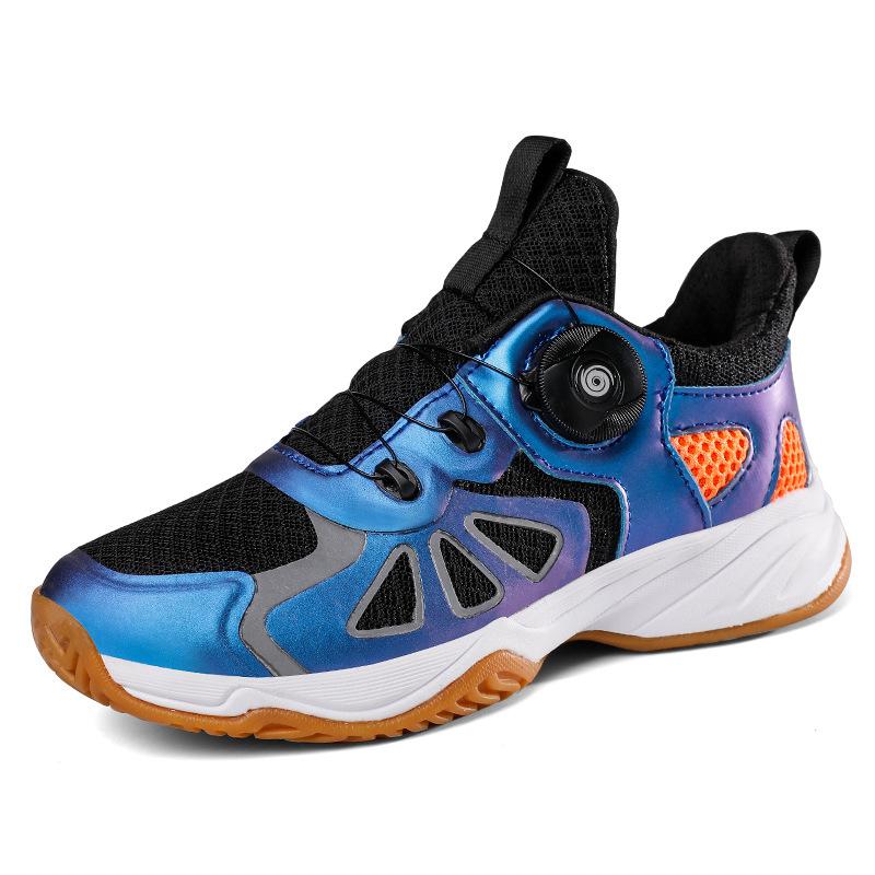 Children's badminton shoes, boys and girls summer breathable mesh student training shoes lightweight non-slip tennis shoes