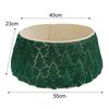 Christmas Tree Collar Red and Green Felt Decorations Tree Skirt Alternative Stereoscopic Tree Bottom Surrounder Party Display