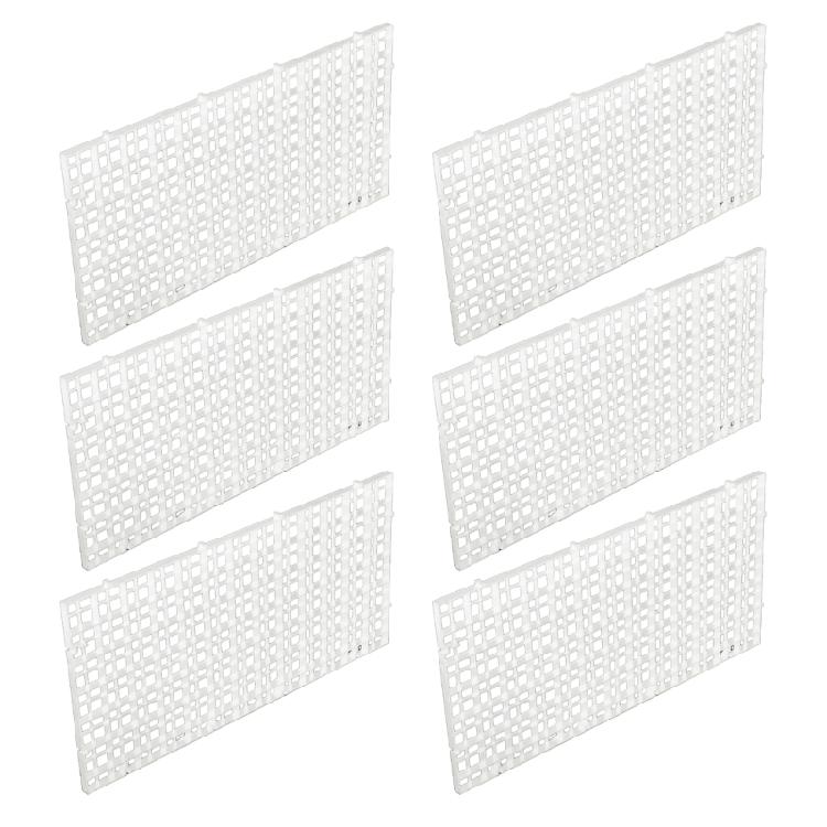 Fish Tanks Divider Filter Bottom Filtration Pad 6PCS Grids Aquariums Supplies