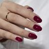 Hot-selling Manicure Nail Pads, Simple Cherries, Red Fake Nails, Small Fresh Short Oval Wearing Armor