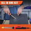 Pro Plastic Repair Soldering Iron 220V/110V for Car Bumper & Damaged Plastic Temperature Adjustable Include PP/PE/ABS/PVC Solder