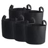 Black Plants Growing Bag Vegetable Flower Aeration Planting Pot Container (7 Gallon 30 X 35cm)