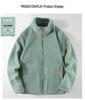 Women's Reversible Coral Fleece & Lambswool Jacket - Outdoor Warmth & Couple Style