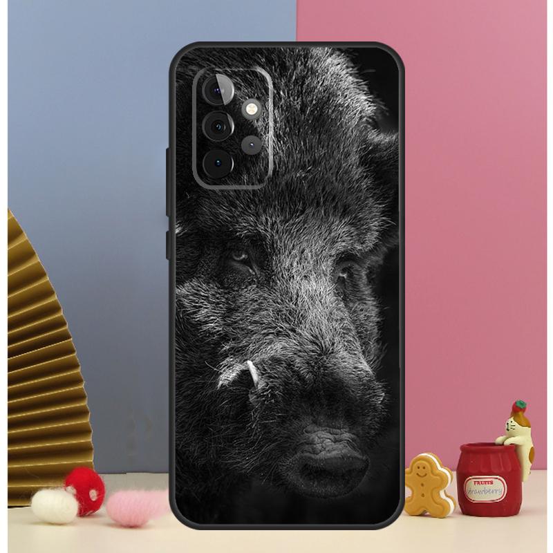 Wild Boar Case For Samsung Galaxy A52 A72 A13 A33 A53 A14 A24 A34 A54 A15 A25 A51 A71 A12 A32 Cover