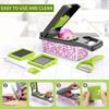 14/15/16 In 1 Multifunctional Vegetable Chopper Slicer Shredder with Basket Fruit Slicer Potato Shredder Carrot Grind Gadgets