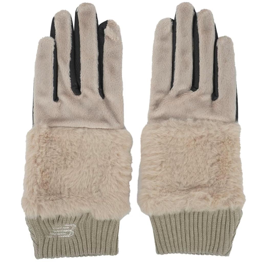 Golf Gloves Touch Panel SS [New Balance] (Mobile Function) / Women's / 012-4285501 041_Beige (17~18cm)