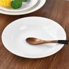 Creative Pure White Ceramic Dinnerware: Western Style Plate for Pasta, Breakfast, Soup, and Fruit.