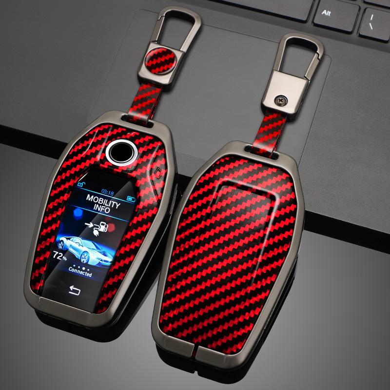 BMW 7 Series LCD Key Metal Case, X5 Remote Bag, Protective Touchscreen Case for 6GT