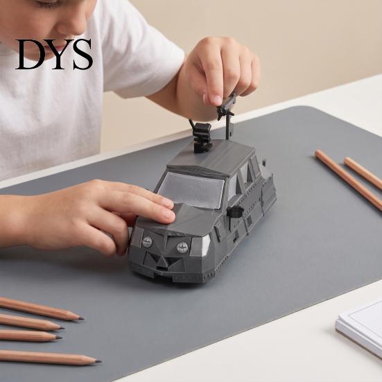 Extreme Weather Collectible 3D Printed Storm Car Model with Rotating Wind Sensor and Rollable Wheels, Detailed Armor Vehicle Realistic Tornado Replica