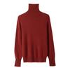Seamless integrated wool sweater turtleneck new 0 all wool knitted sweater solid color casual slim bottoming sweater