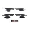 4pcs ABS Carbon Fiber Door Handle Bowl Cover Trim For Honda Civic 11th