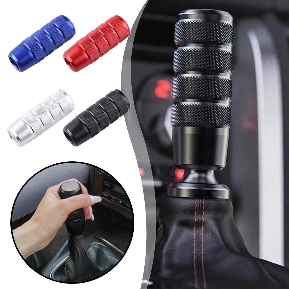 95MM Universal Non-Slip Gear Shift Knob Manual Transmission Aluminum Knurled Shifter Lever Head Car Interior Accessories