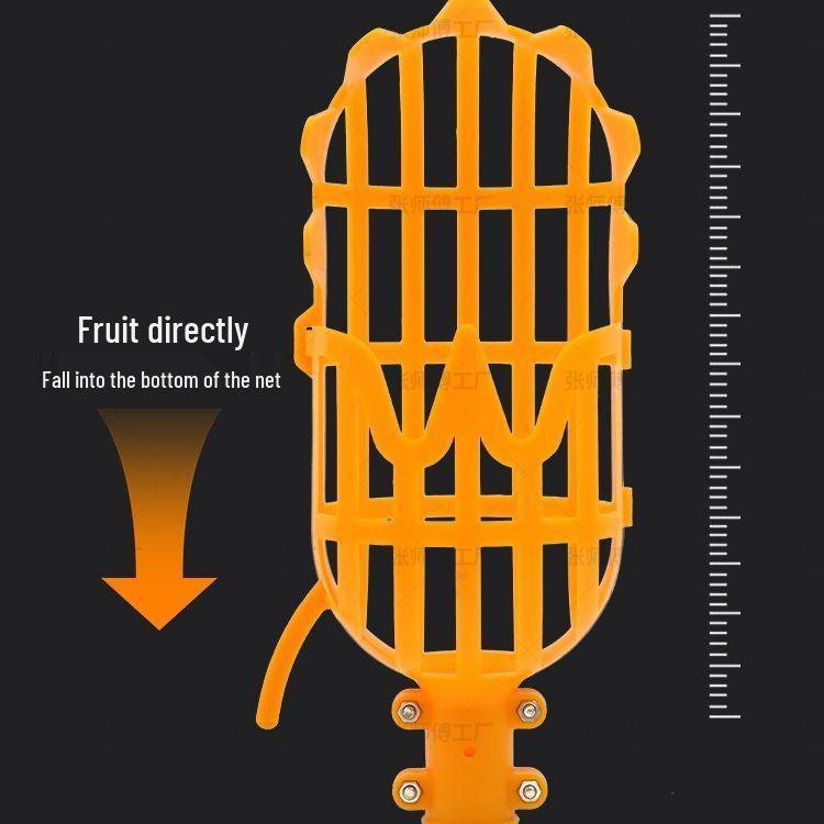 High-Altitude Metal & Mesh Fruit Picking Basket for Waxberry, Loquat, Peach, and Plum