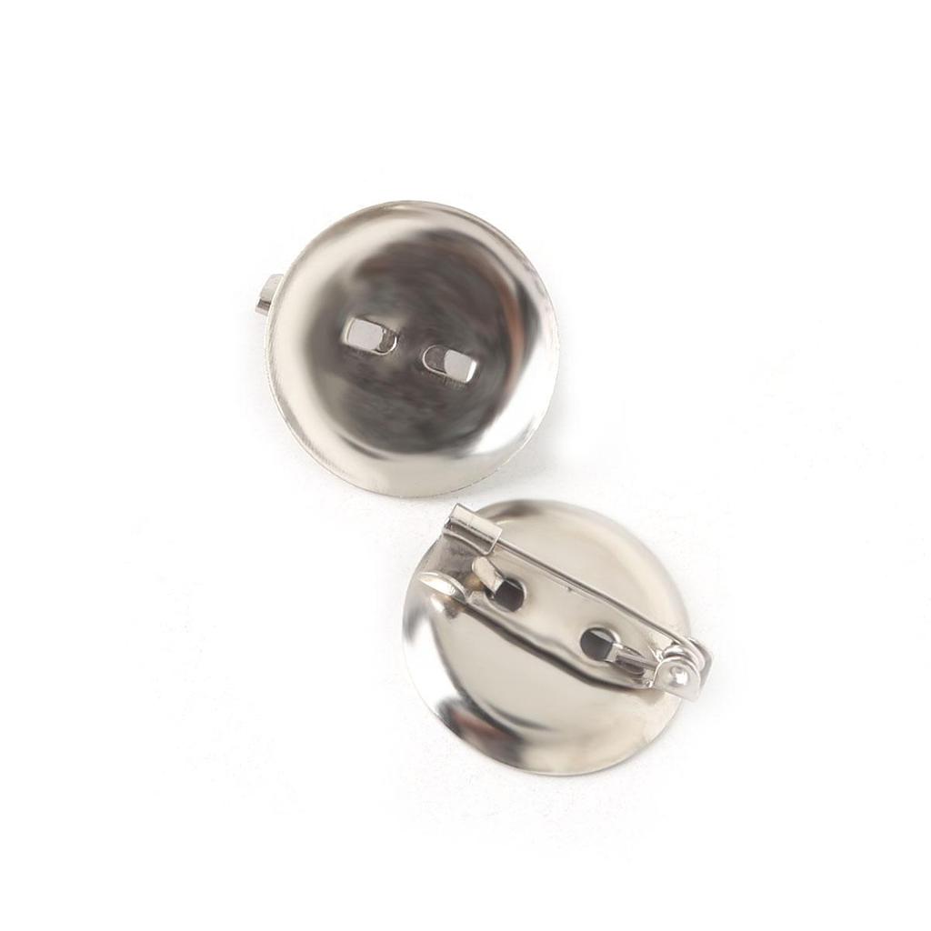 50Pcs Iron Brooch Pin Buckle Accessories for DIY Exquisite Brooch Material