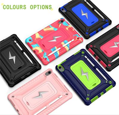 For iPad A16 11th Case 2025 Armor Kickstand Case For iPad 10th 10.9'' 2025 Heavy Duty Rugged Tablet Cover With Strap