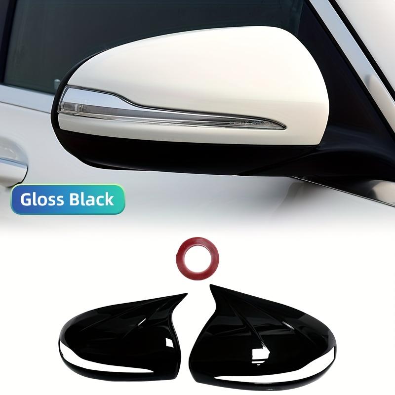 For Mercedes W205 W222 W213 W238 X205 X253 C217 W463 C253 W253 C S GLC E G-Class AMG Black Side Mirror Covers Adhesive Type