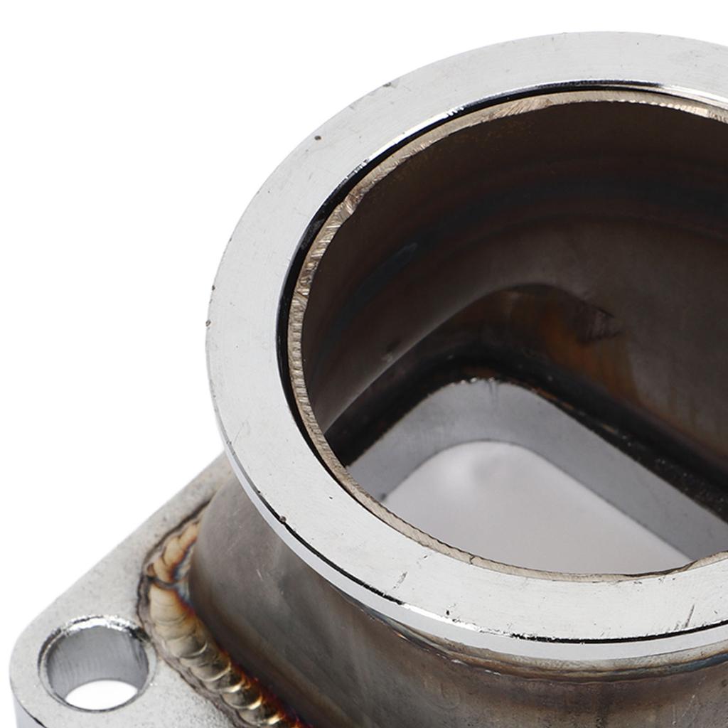 2.5in V Band Flange Adapter Stainless Steel Rustproof Long Lasting Universal for T4 Turbo