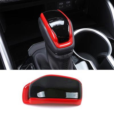 For Toyota RAV4 Highlander  Camry 2024 2025 ABS Carbon Black Gear Shift Head Knob Frame Cover Trims Car Styling Accessories