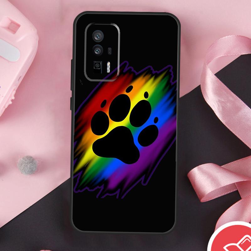 Cat Dog Paw Design Case For POCO F6 X6 X3 X5 M6 Pro F3 F5 M5s Xiaomi 14 Ultra 13 12 Lite 11T 12T 13T Pro Cover