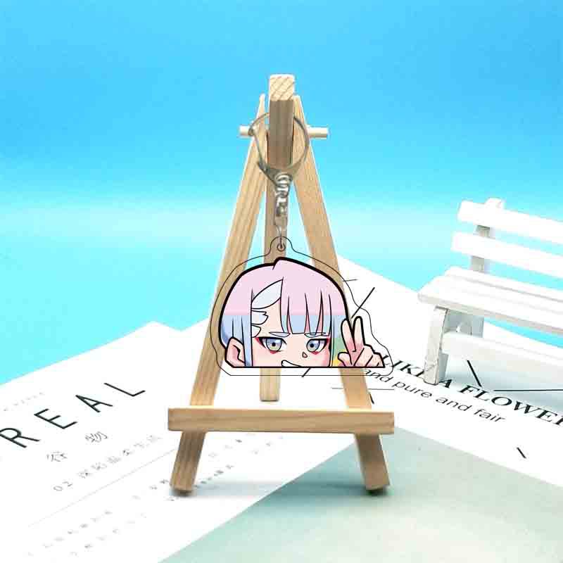 

Anime 6cm Acrylic Chains Cartoon Rings Bag Backpack Purse Hanging Ornaments Fans Collections Merch Gift 6 cm
