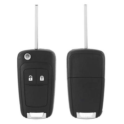ESTINK 2-button Key Shell 2-button Folding Remote Case for Car Key for Vauxhall Opel Astra