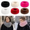 Soft Plush Texture Neck Scarf Solid Neck Wrap New Plush Neck Muffler  Winter Accessory
