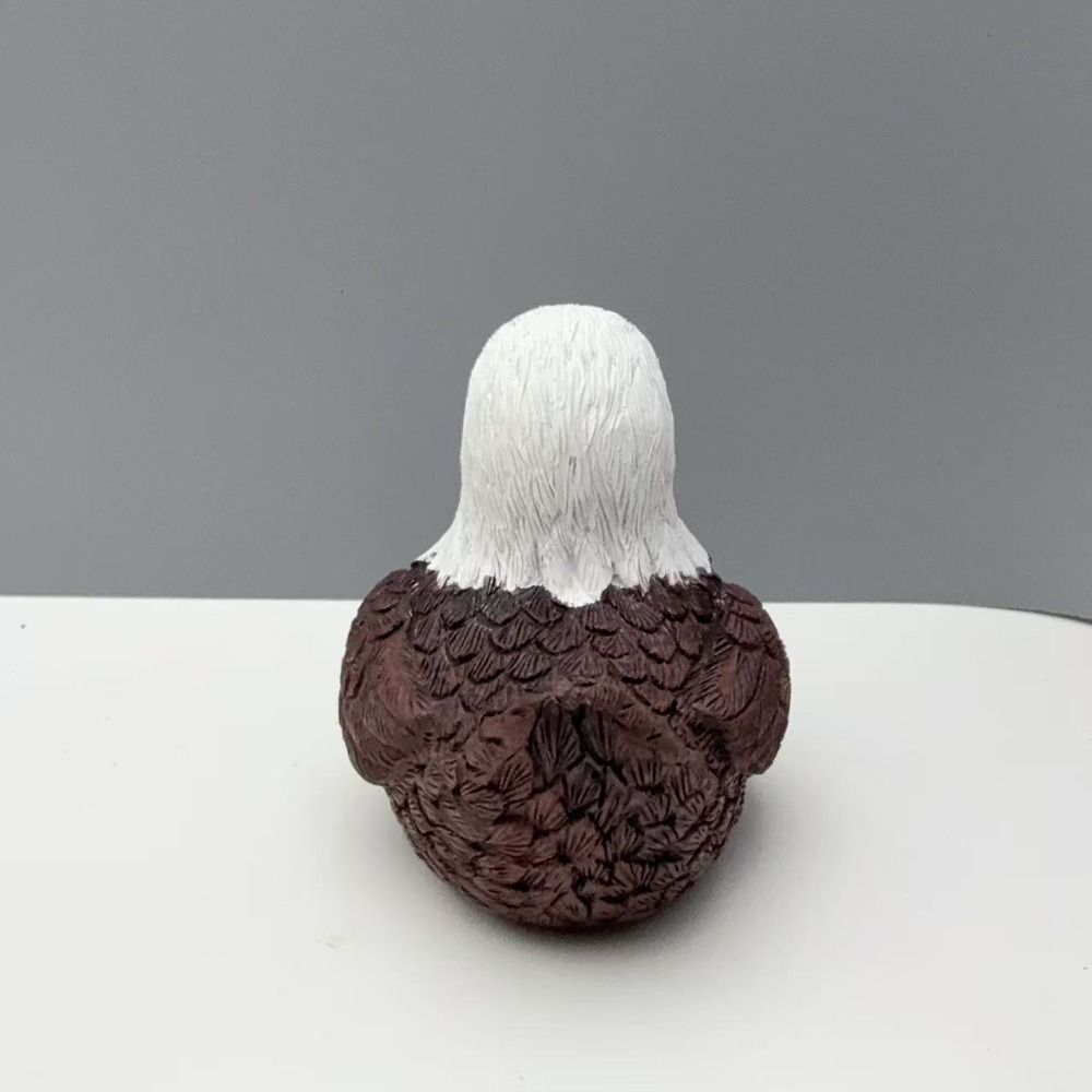 Micro Landscape Resin Owl Figurine Creative Unique Wildlife Duck Figurine Simulation Eagle Ornament Office