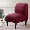 Armless Chair Cover Single Sofa Slipcover Modern Accent Stretch Chair Covers Elastic Cheap Couch Protector Cover For Home Hotel