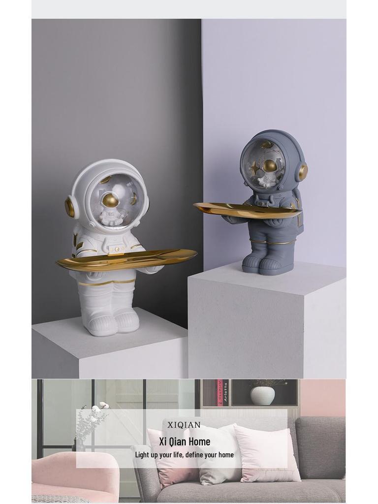 Astronaut Key Storage Tray Resin Ornament