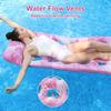 Folding Water Bed Inflatable Hole Floating Bed Hammock Beginner Swimming Ring Can Hold Water Party Water Sofa Birthday Gift