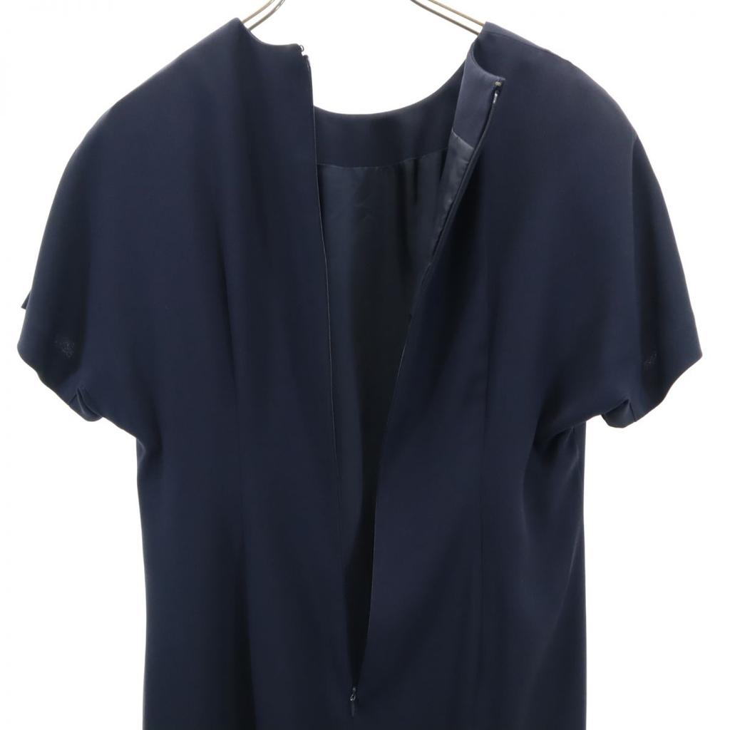 GIVENCHY made in Japan Short sleeve Knee-length dress 13 Navy Women Used