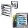 Stainless Steel Air Vent Duct Grill Air Outlet Square Vent Extractors Ventilation Cover Vent Exhaust Hood Outlet