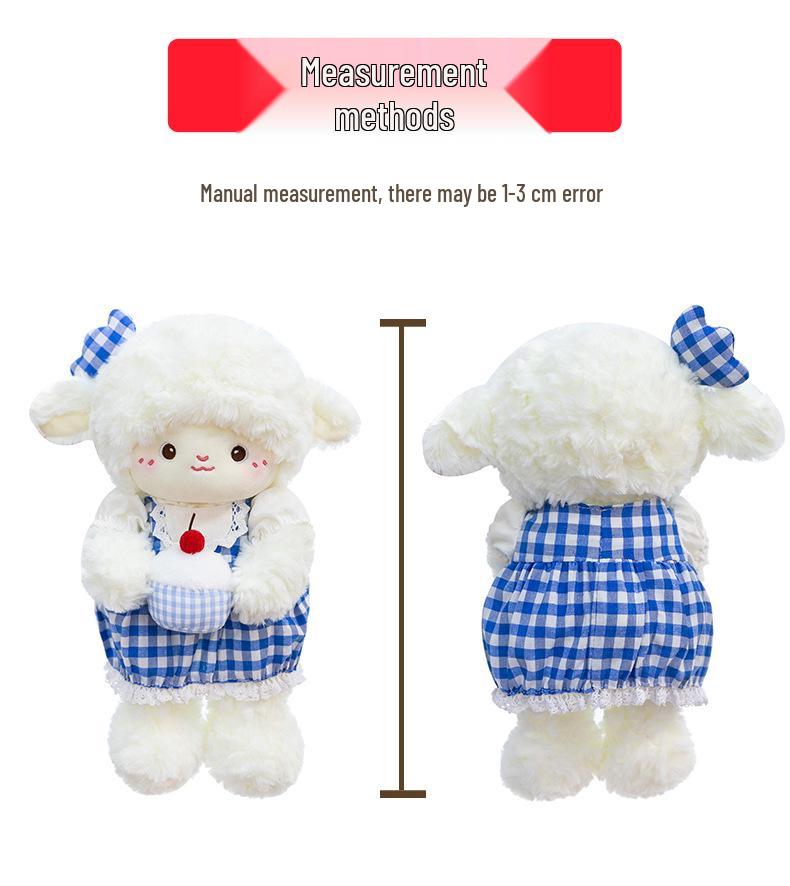 Adorable Cartoon Cherry Sheep Plush Toy - Perfect Healing Companion and Gift for Girls