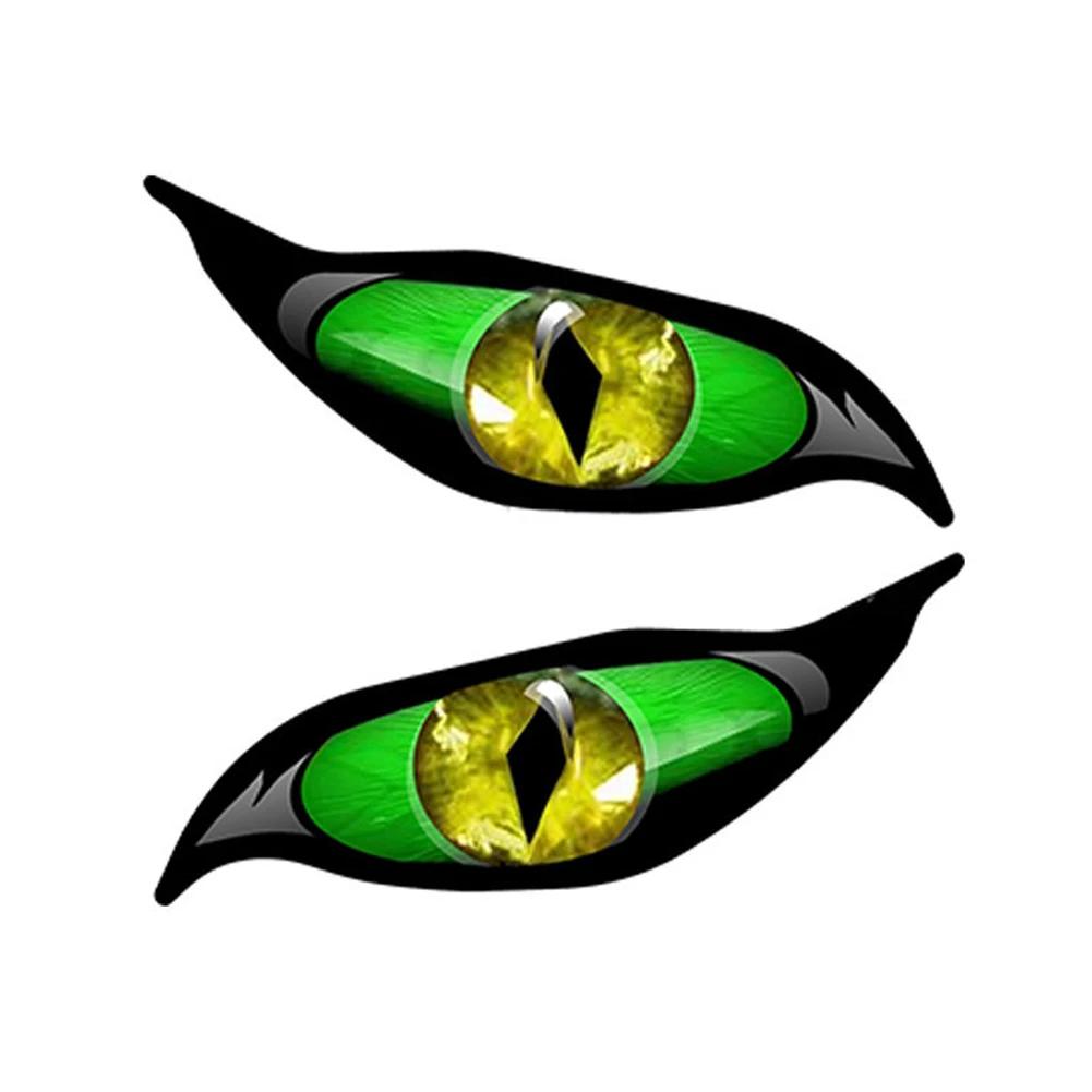 3D Stereo Reflective Eyes Stickers for Car Rearview Mirror Auto Strong Reflective Cat Eyes Waterproof for Truck SUV Car Stickers