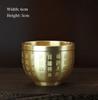Messing Graviert Mehrere Stile und Größen Spirituosen Wodka Tasse Likör 50ml Retro Bronze Tragbar Tee Becher Gläser Haus Dekoration