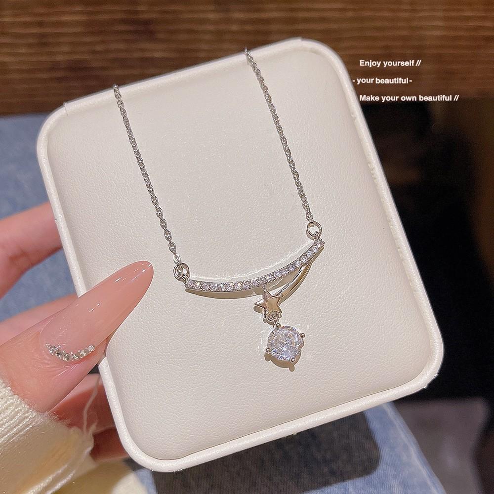 Exquisite Ruyi Safety Lock Necklace Accessories Women's Summer New Popular Light Luxury Niche Neck Chain Design Clavicle Chain