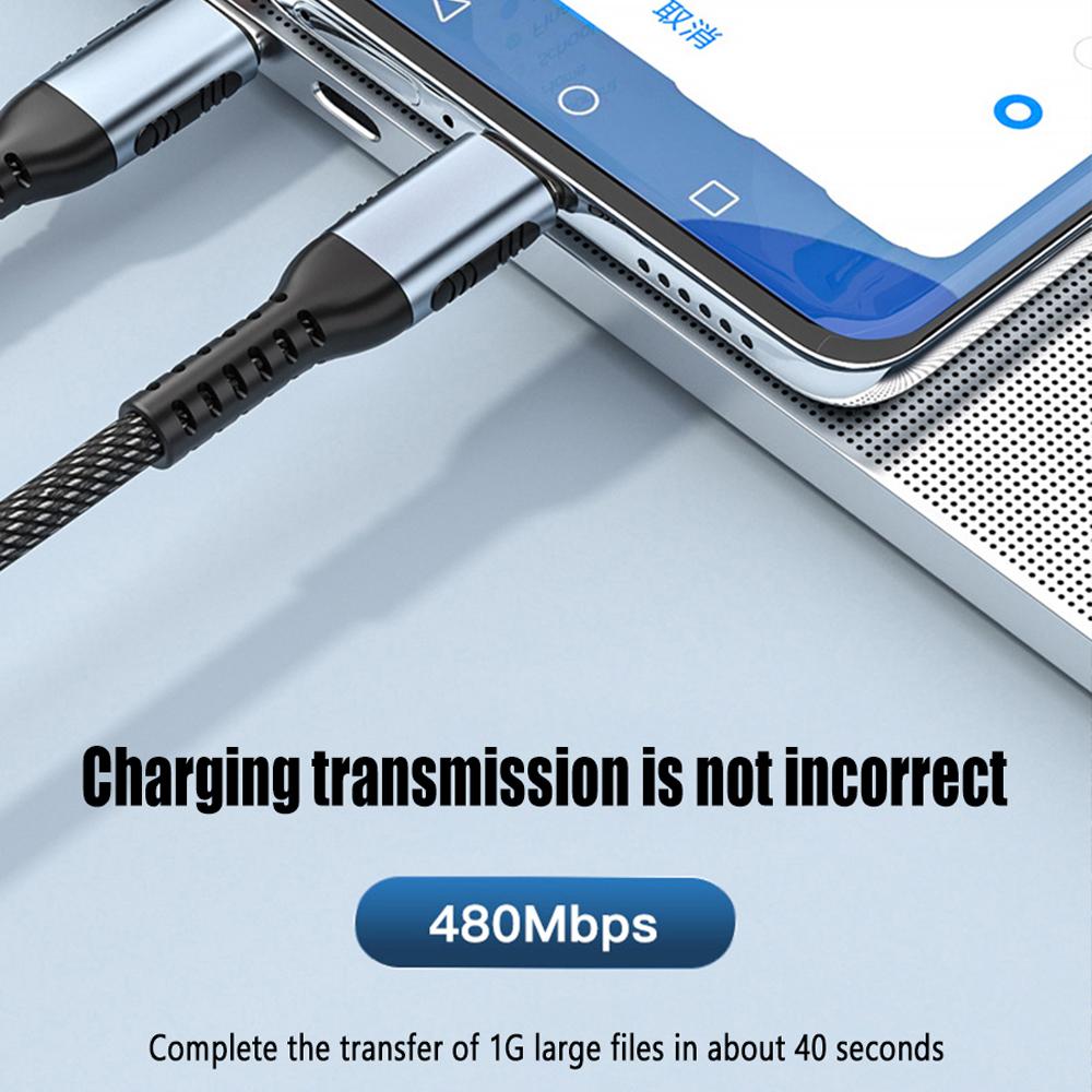 UGOURD PD240W Ultra Fast Charge Cable Type Usb C 100W type c Charger Cable for 15 MacBook Pro With E-Marker chip