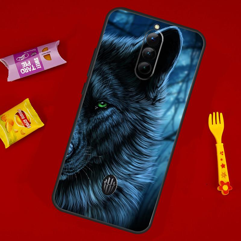 Starry Animal Wolf Phone Case For ZTE Nubia Red Magic 10 9 8 8S 9S 10S 11 Pro Plus 6 7 6S 7S Pro 10 Air Cover